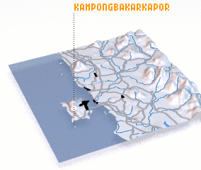 3d view of Kampong Bakar Kapor