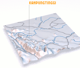 3d view of Kampungtinggi