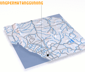 3d view of Kampung Permatang Gunong