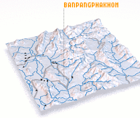 3d view of Ban Pang Phak Hom