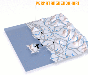 3d view of Permatang Bendahari