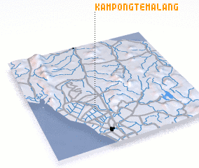 3d view of Kampong Temalang