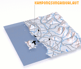 3d view of Kampong Sungai Dua Laut