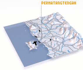 3d view of Permatang Tengah