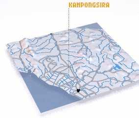 3d view of Kampong Sira