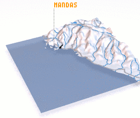 3d view of Mandas