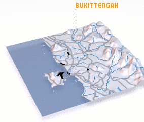 3d view of Bukit Tengah