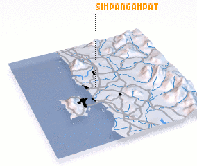 3d view of Simpang Ampat