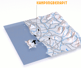 3d view of Kampong Berapit