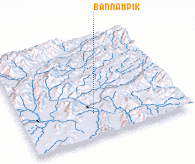 3d view of Ban Nampik