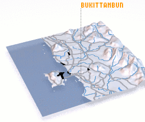 3d view of Bukit Tambun