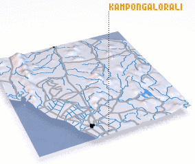 3d view of Kampong Alor Ali