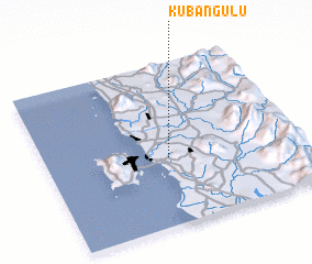 3d view of Kubang Ulu