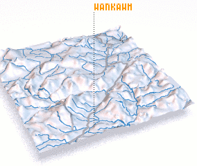 3d view of Wān Kawm