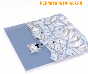 3d view of Permatang Tok Gelam