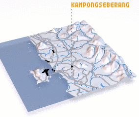 3d view of Kampong Seberang