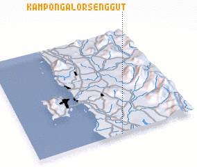 3d view of Kampong Alor Senggut