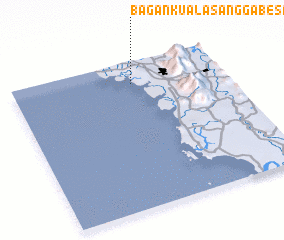 3d view of Bagan Kuala Sangga Besar