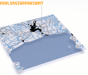 3d view of Ban Pak Khlong Sanphasamit