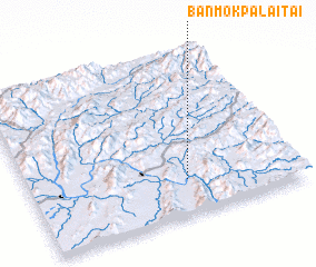 3d view of Ban Môkpalai-Tai