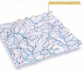 3d view of Ban Nam Khwae Noi