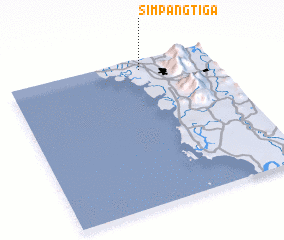 3d view of Simpang Tiga