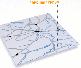 3d view of Zdravoozërnyy