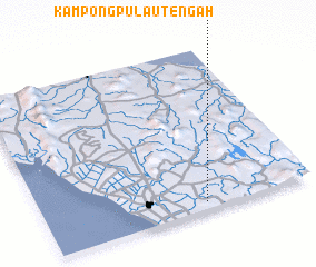 3d view of Kampong Pulau Tengah