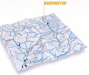 3d view of Ban Pha Tup