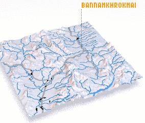 3d view of Ban Nam Khrok Mai