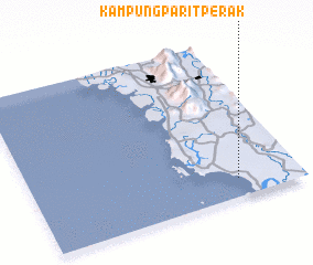 3d view of Kampung Parit Perak