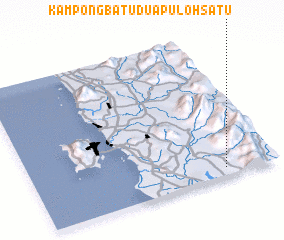 3d view of Kampong Batu Dua Puloh Satu