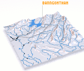 3d view of Ban Ngom Tham