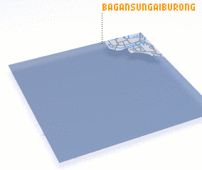 3d view of Bagan Sungai Burong