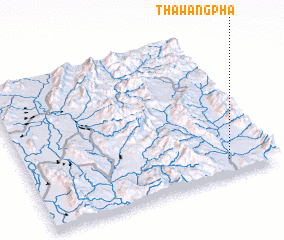 3d view of Tha Wang Pha