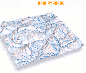 3d view of Wān Hpya-wang