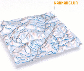 3d view of Wān Manglün