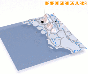 3d view of Kampong Banggul Ara