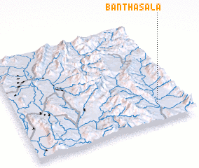 3d view of Ban Tha Sala