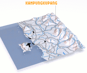 3d view of Kampung Kupang