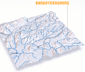 3d view of Ban Doykengmông