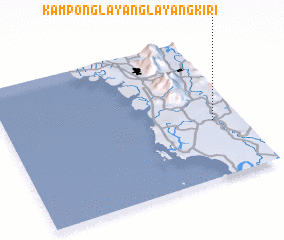 3d view of Kampong Layang Layang Kiri