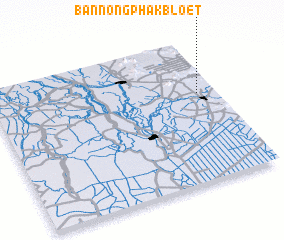 3d view of Ban Nong Phak 1 Loet