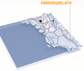 3d view of Kampung Melayu