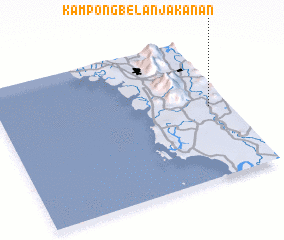 3d view of Kampong Belanja Kanan