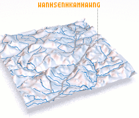 3d view of Wān Hsenhkamhawng