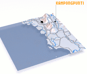 3d view of Kampong Punti