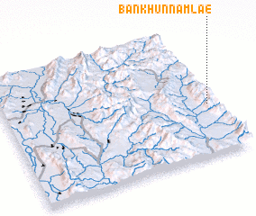 3d view of Ban Khun Nam Lae