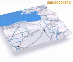 3d view of Sanjiaocheng