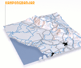 3d view of Kampong Banjar